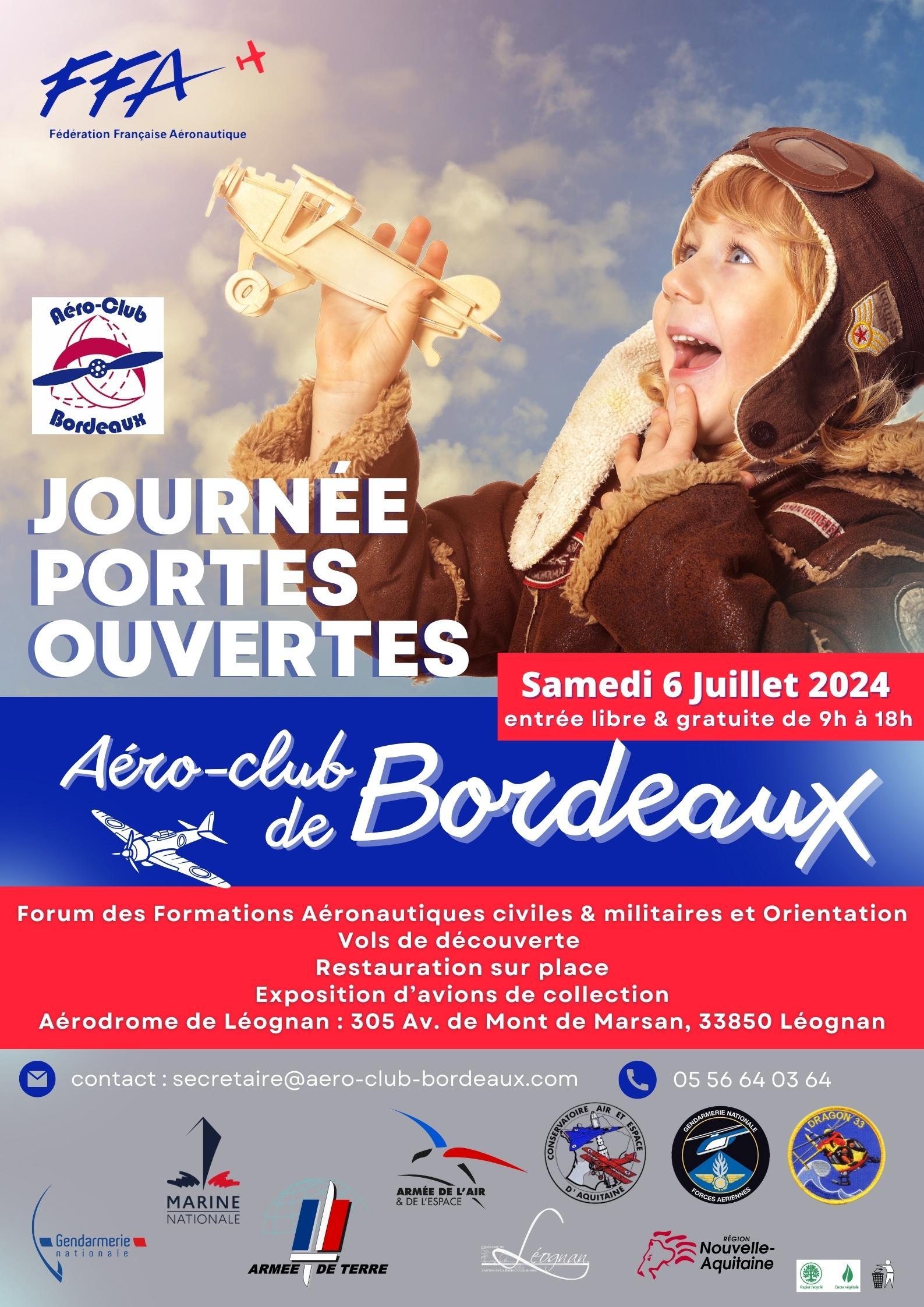 Journée portes ouvertes aéro-club de Bordeaux 